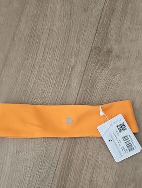 Lululemon Orange Logo Headband